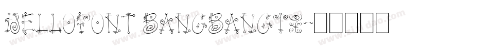 HelloFont BangBangTi字体转换